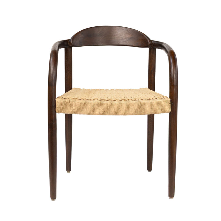 Scaun maro din lemn de tec Nori