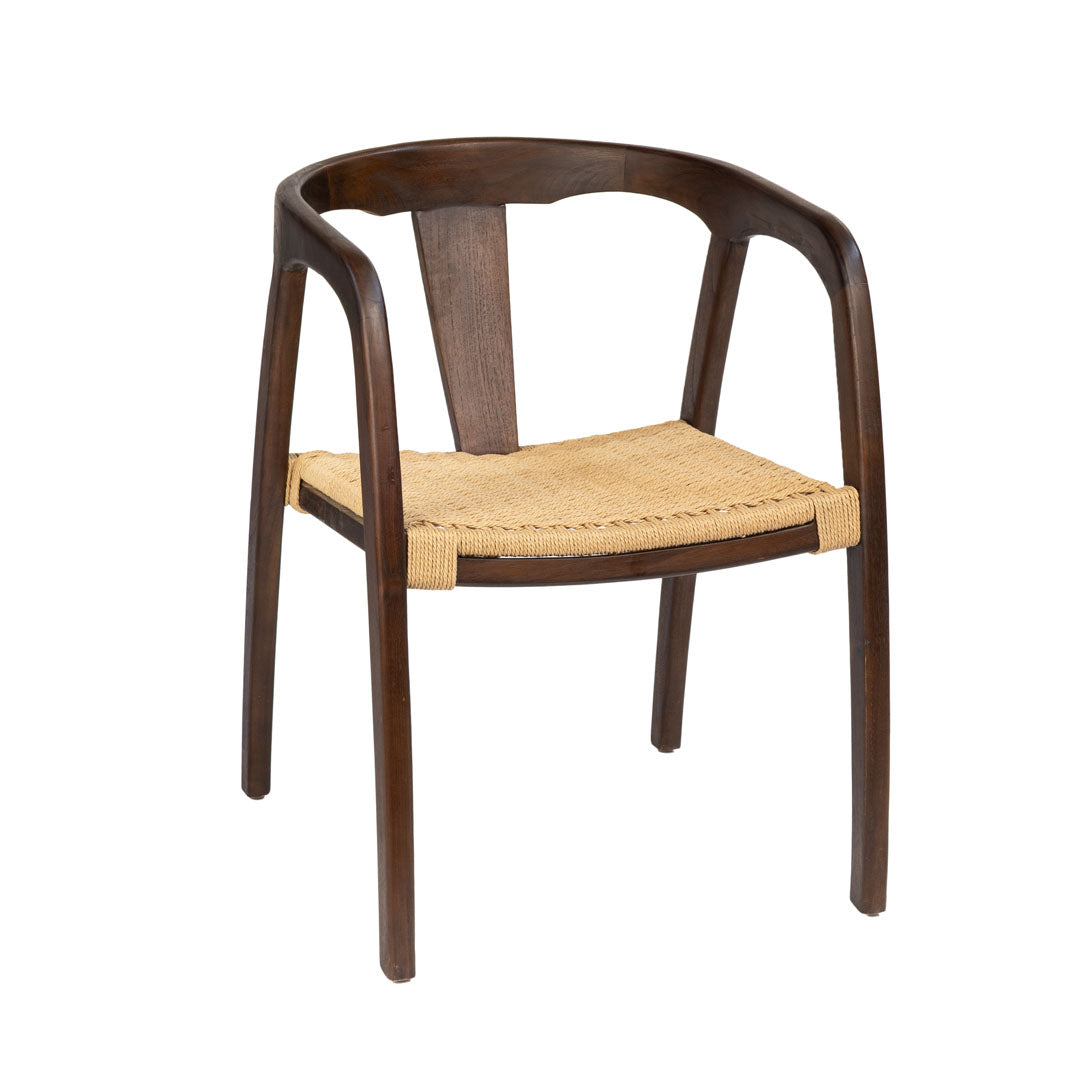 Scaun maro din lemn de tec Riva