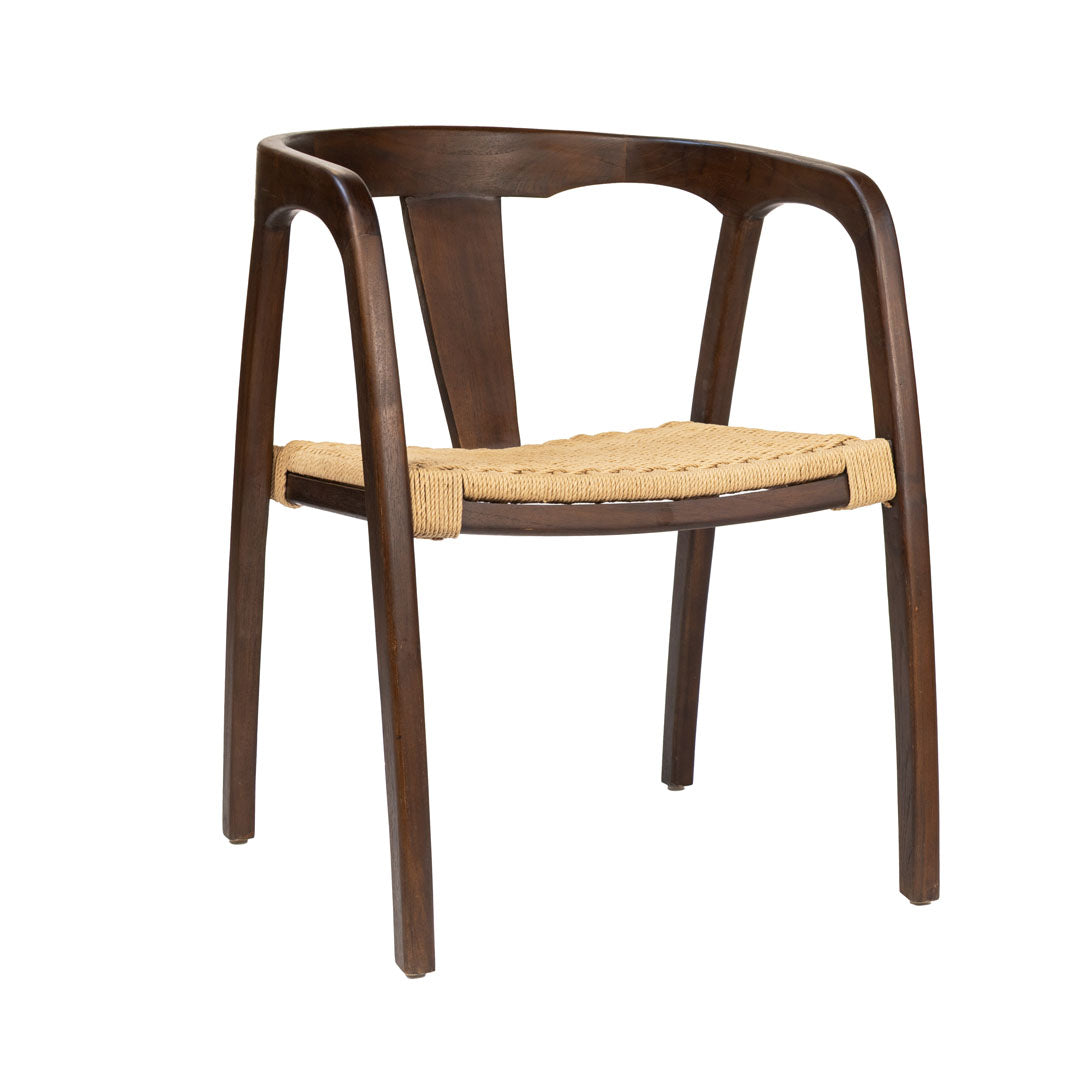 Scaun maro din lemn de tec Riva