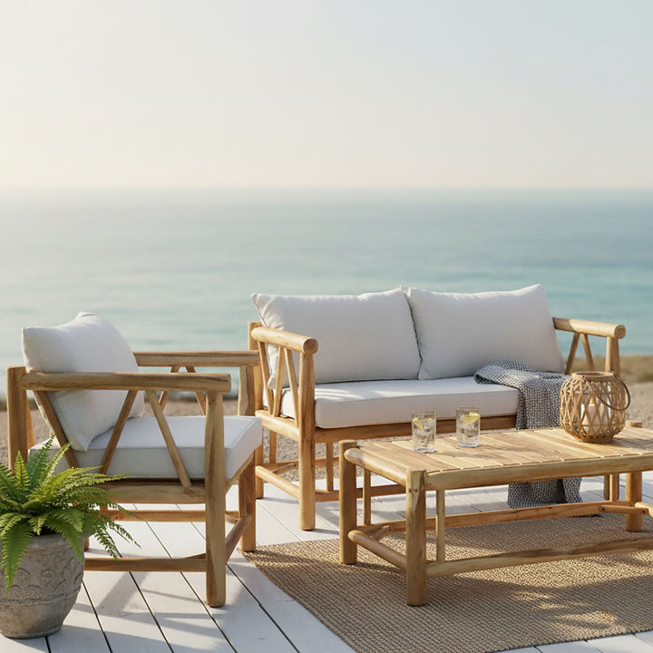 Masa de cafea din lemn de tec Havana