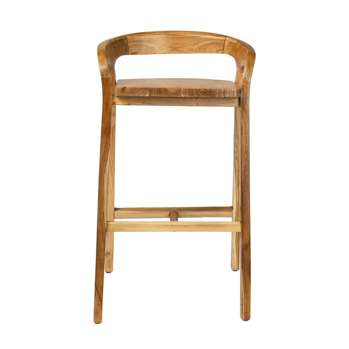 Scaun de bar din lemn de tec Taro