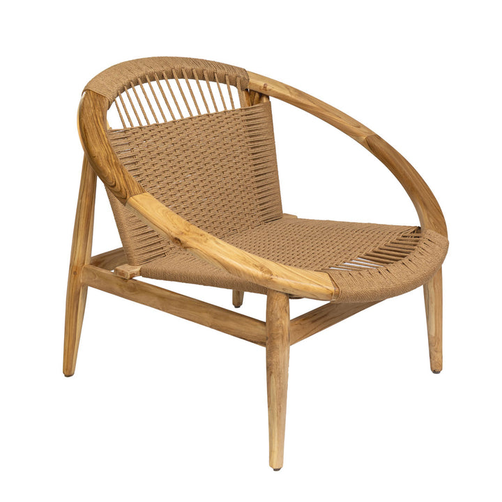 Fotoliu din lemn de tec Frida