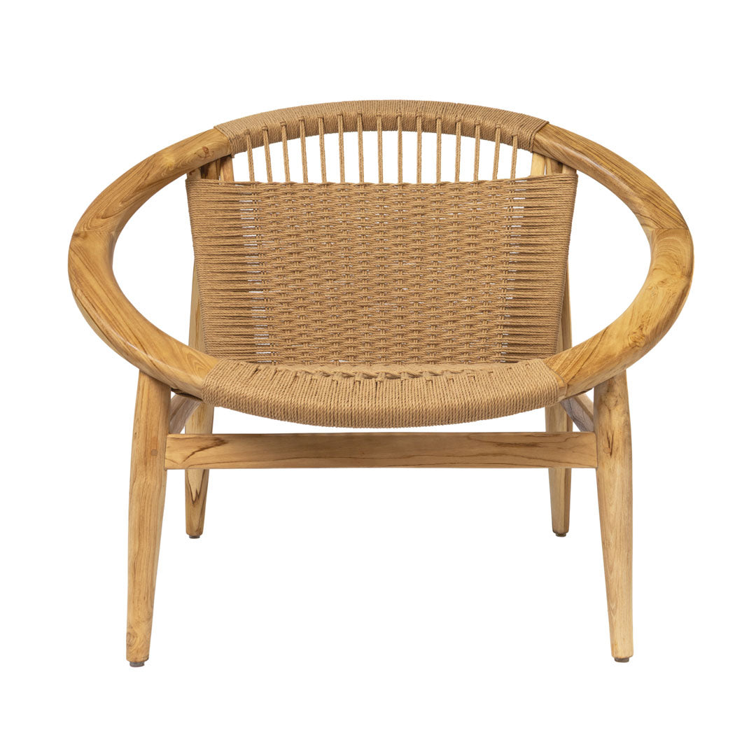 Fotoliu din lemn de tec Frida