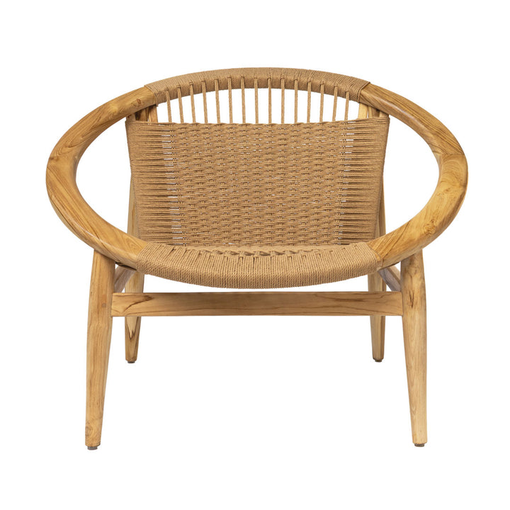 Fotoliu din lemn de tec Frida