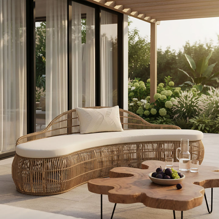 Canapea din ratan Tidal Wave