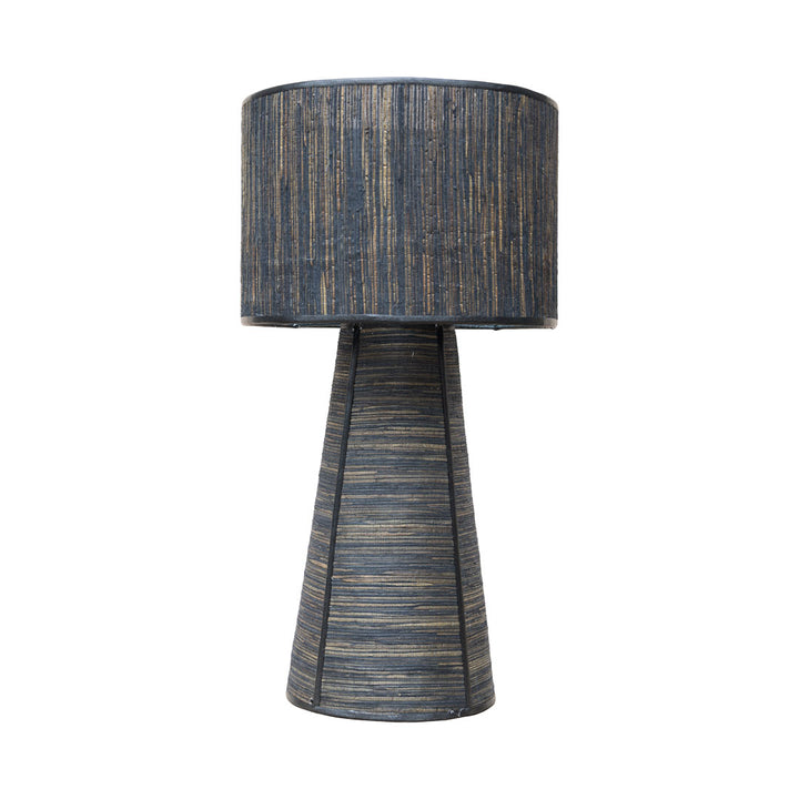 Veioza neagra din fibra de bananier si bumbac Miyako