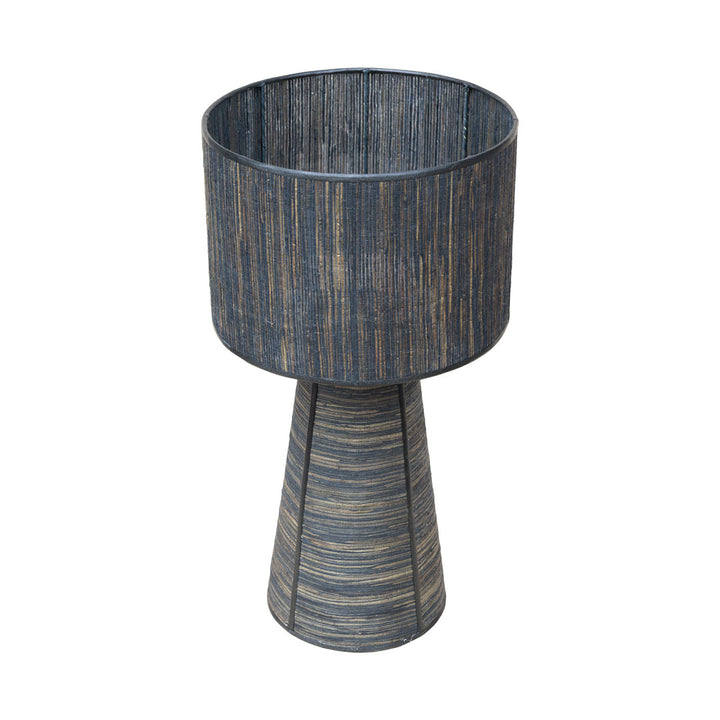 Veioza neagra din fibra de bananier si bumbac Miyako