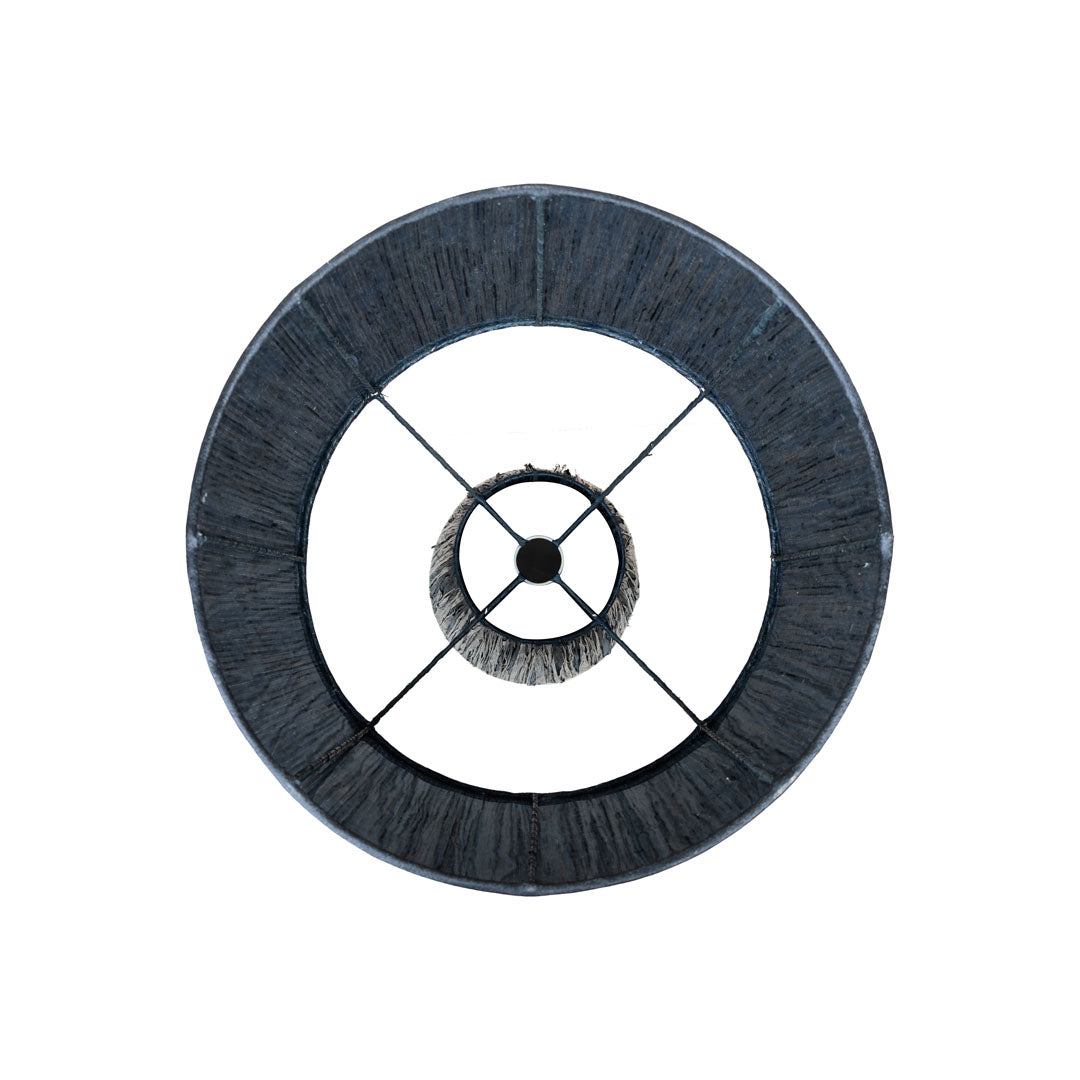 Veioza neagra din fibra de bananier si bumbac Miyako