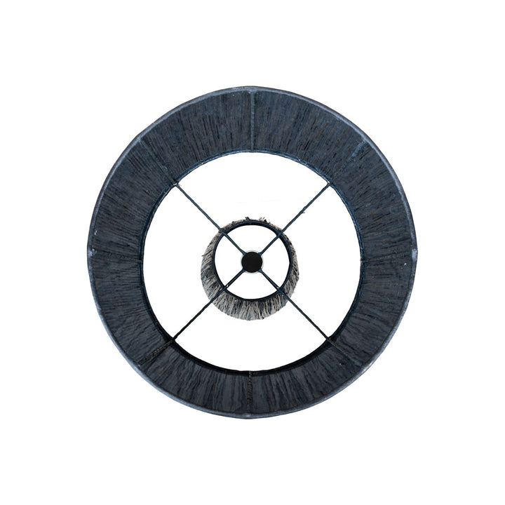 Veioza neagra din fibra de bananier si bumbac Miyako