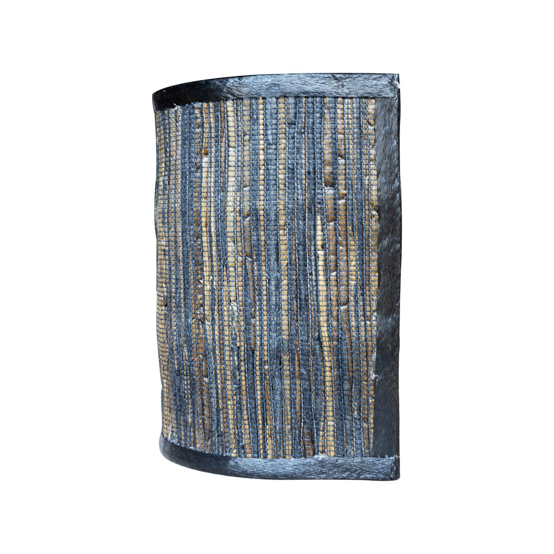 Aplica neagra din fibra de bananier si bumbac Sagara