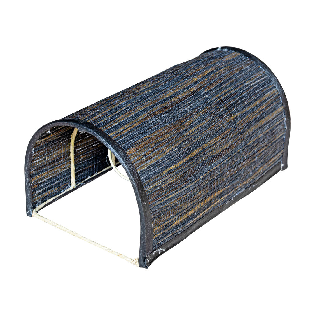 Aplica neagra din fibra de bananier si bumbac Sagara