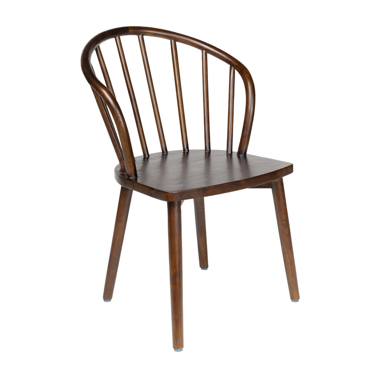 Scaun maro din lemn de tec Ansel