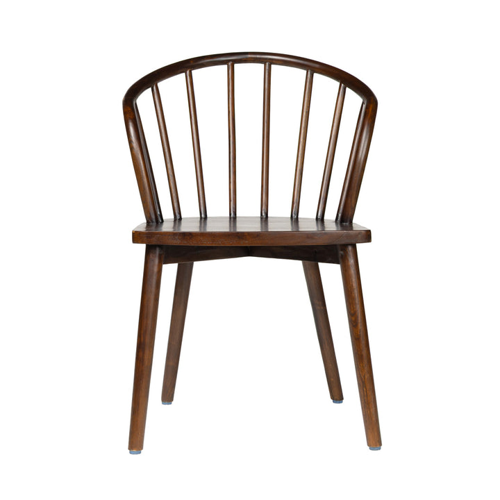 Scaun maro din lemn de tec Ansel