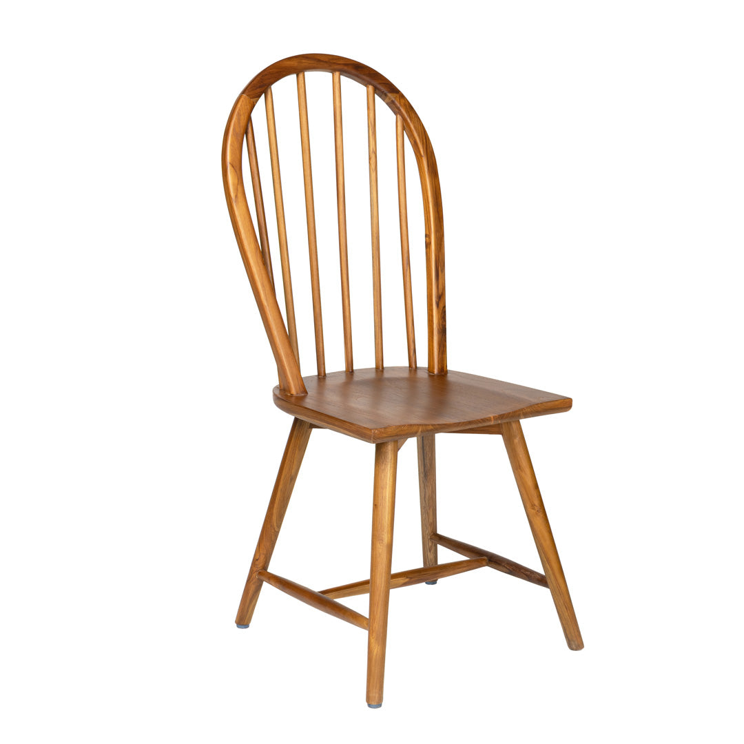 Scaun maro din lemn de tec Winston