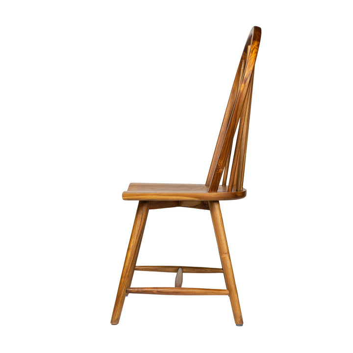 Scaun maro din lemn de tec Winston