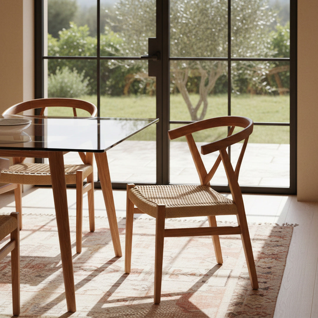 Scaun din lemn de tec Lyra