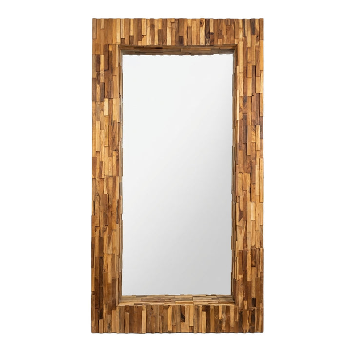 Oglinda din lemn de tec Kora