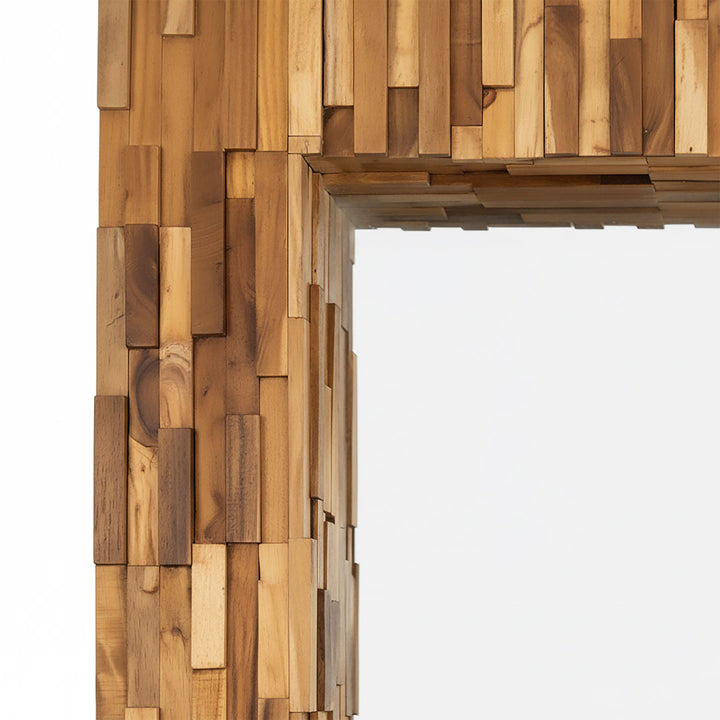 Oglinda din lemn de tec Kora