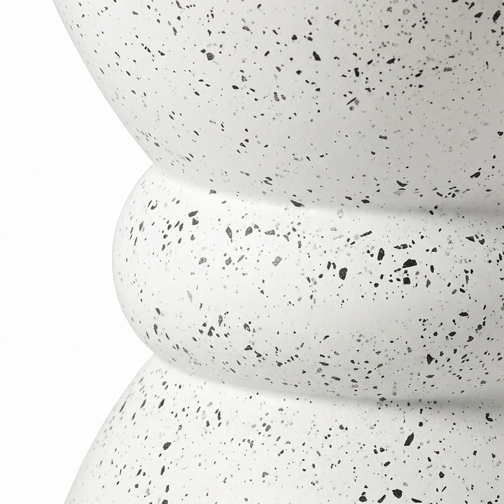 Taburet alb din fibrociment Spindle
