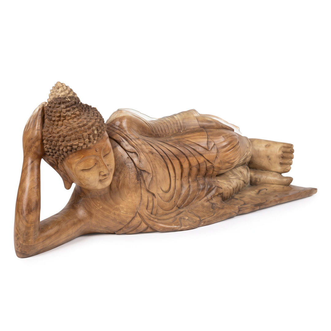 Statueta din lemn de suar Parinirvana 80 cm