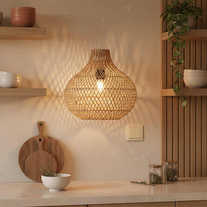 Aplica din ratan Boho Nest