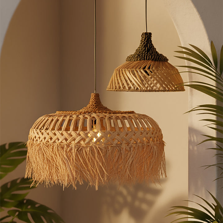 Abajur din sisal Samsara 60 cm