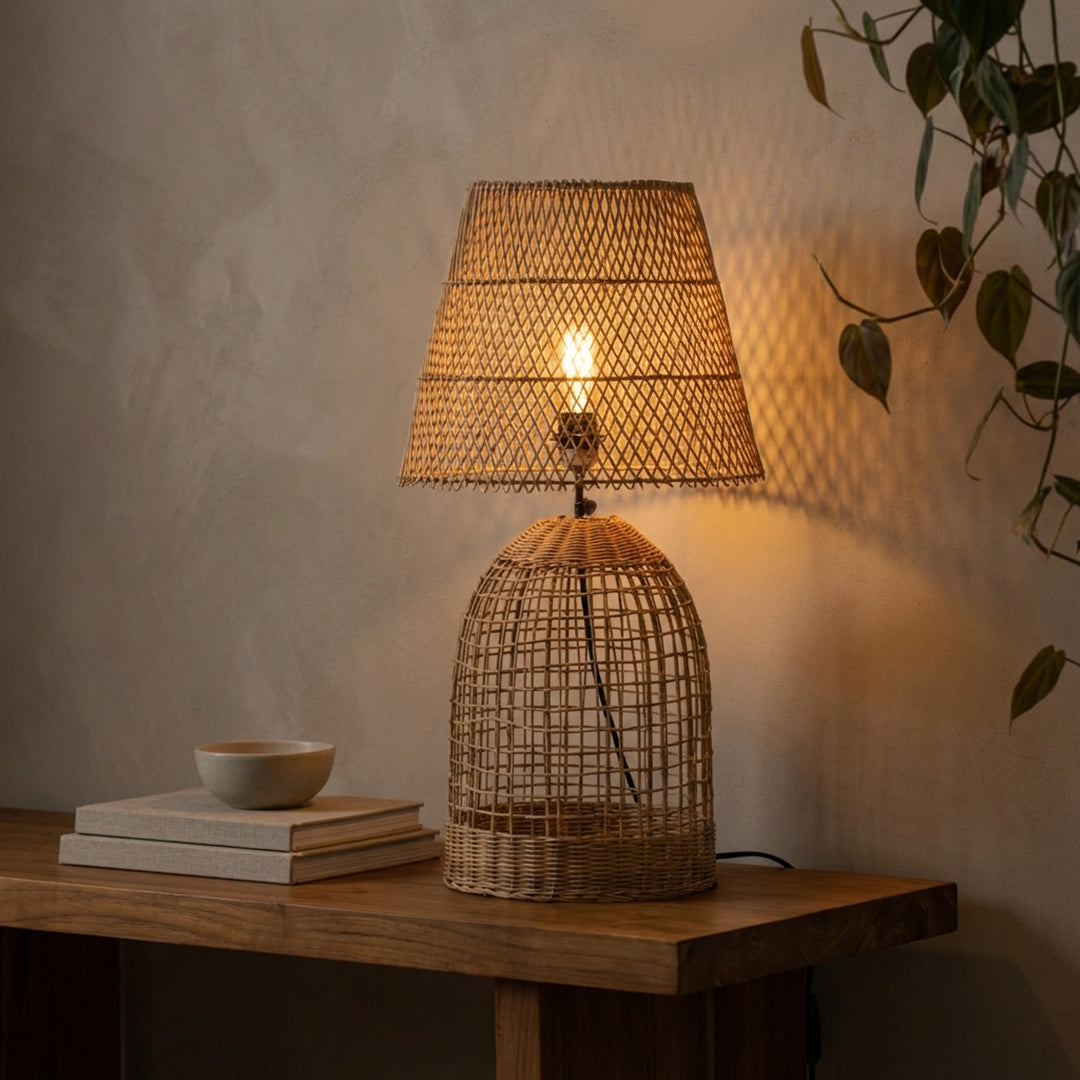 Veioza din ratan Bohemique