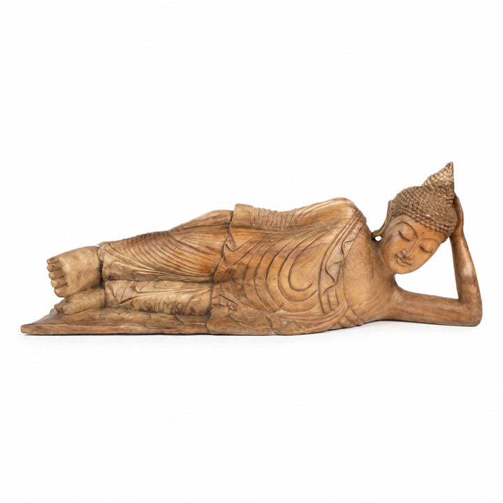 Statueta din lemn de suar Parinirvana 100 cm
