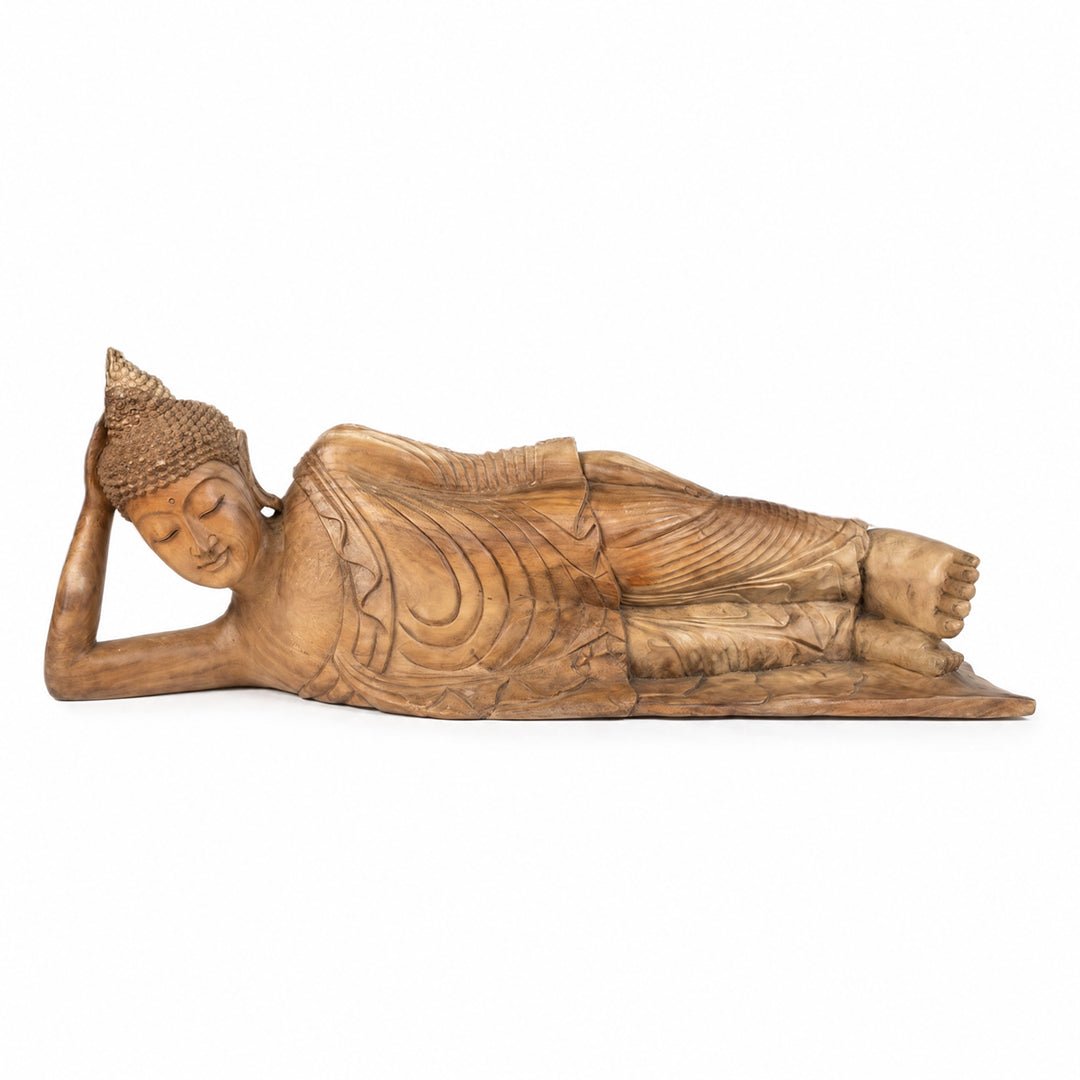 Statueta din lemn de suar Parinirvana 80 cm