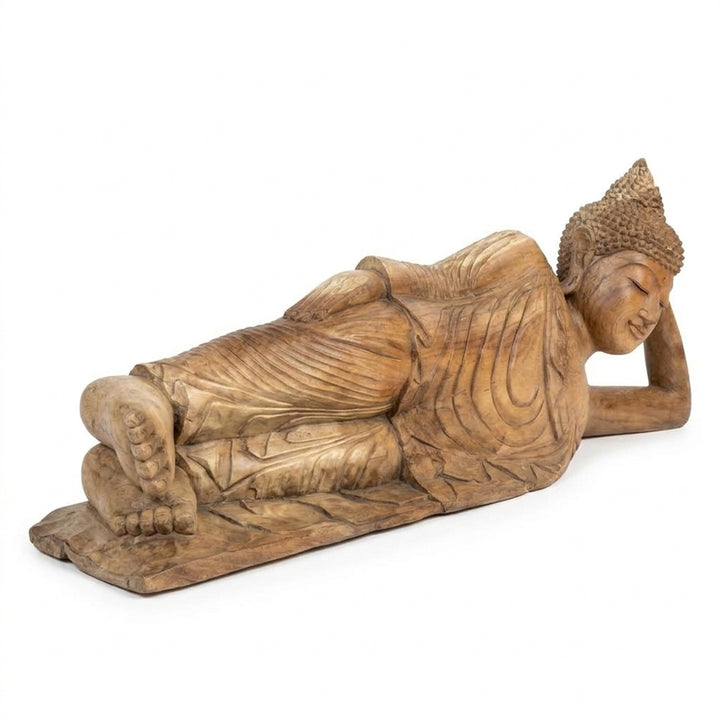 Statueta din lemn de suar Parinirvana 100 cm