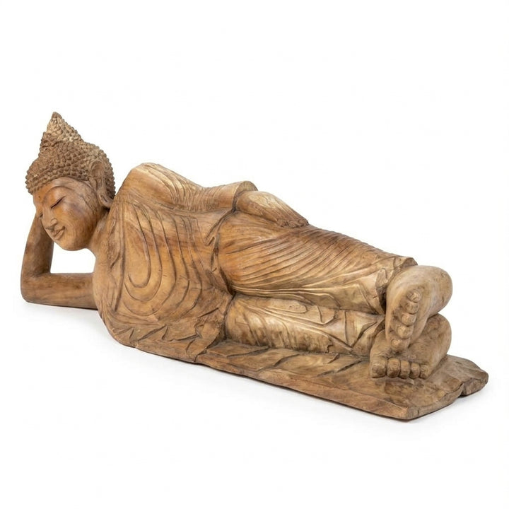 Statueta din lemn de suar Parinirvana 80 cm