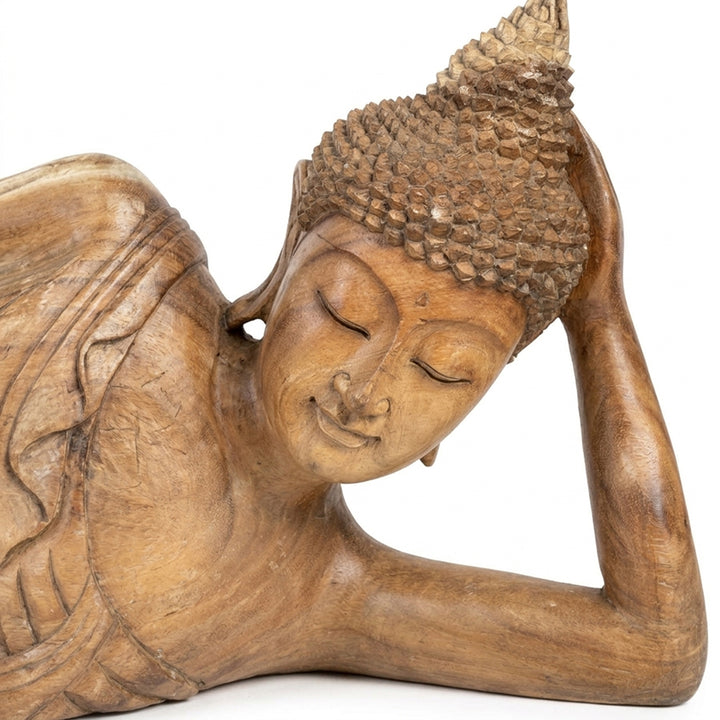Statueta din lemn de suar Parinirvana 100 cm
